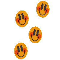 Happy Smiley Face Sticker