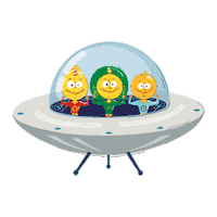 Ufo Gummy Sticker by Orzax Türkiye