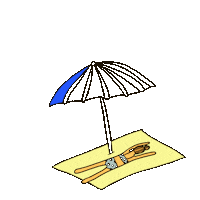 Beach Holiday Sticker by Kinderkunsthaus