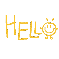 Hello Sticker