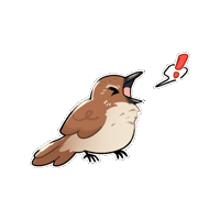 Bird 鳥 Sticker