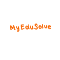MyEduSolve yellow orange education blink Sticker
