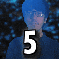 Number 5 V GIF