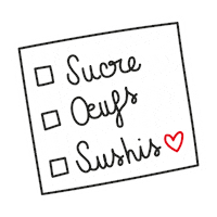 wasabicorner sushi todolist sushitime sushilover Sticker