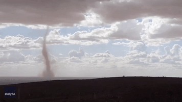 'You Don't See This Every Day': Huge Dust Devil Spotted in Outback New South Wales