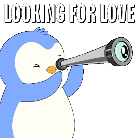 Look Looking Sticker by Pudgy Penguins