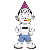Bro Sticker by Zhot Shop