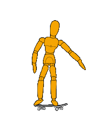 moderncholo animation skate skateboard skateboarding Sticker