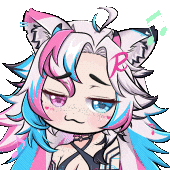 RavennaNya anime twitch vtuber cyberpunk Sticker