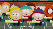 eric cartman fear GIF by South Park 