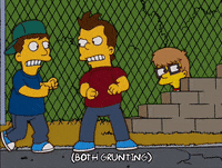 Episode 19 Fighting GIF by The Simpsons