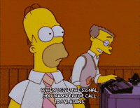 Season 7 Call GIF by The Simpsons