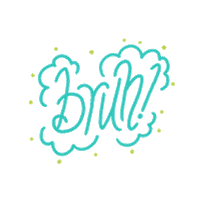 Happy Lettering Sticker