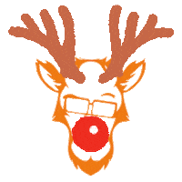 christmas goat Sticker by The Goat Agency