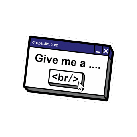 Sticker by Dropsolid