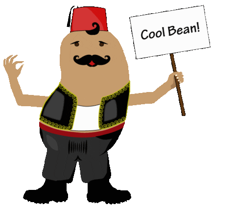 Bean Thumbs Up Sticker