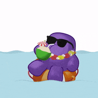 enjincoin happy weekend blobby enjin GIF