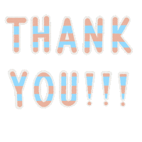 Thanks Thank You Sticker