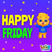 Happy Its Friday GIF by Lucas and Friends by RV AppStudios