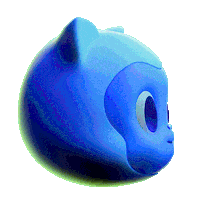 Cat 3D Sticker by GitHub