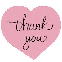 Heart Thanks Sticker