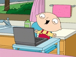 happy stewie griffin GIF by Family Guy