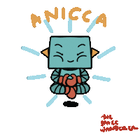 Happy Robot Sticker