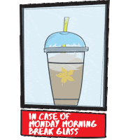 good morning monday Sticker by Coffee Island Cyprus