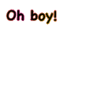 Oh No Oops Sticker by Elnaz  Abbasi