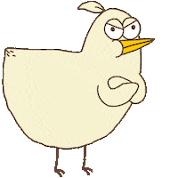 Angry Bird Sticker by BadTimeStories