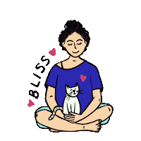 chicabeingme cat girl woman animal Sticker