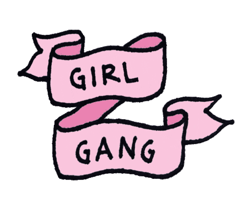 Girl Gang Pw Fem Sticker by By Sauts // Alex Sautter (formerly Pretty Whiskey)