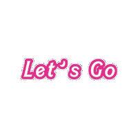 Lets Go Pink Sticker by AJ Yates Inc.