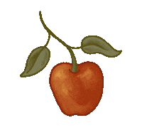 Fall Apple Sticker