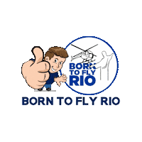 borntoflyrio rio voar voo passeio Sticker