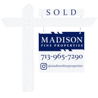 Sold Sign Sticker by Madison Fine Properties