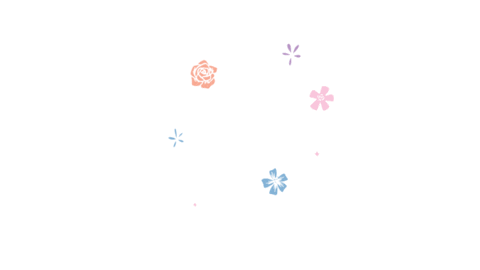 Fairy Wings Flowers Sticker by Linney