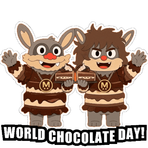 Hungry Chocolate Cake Sticker