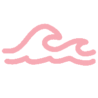 Pink Water Sticker by Forever Projects