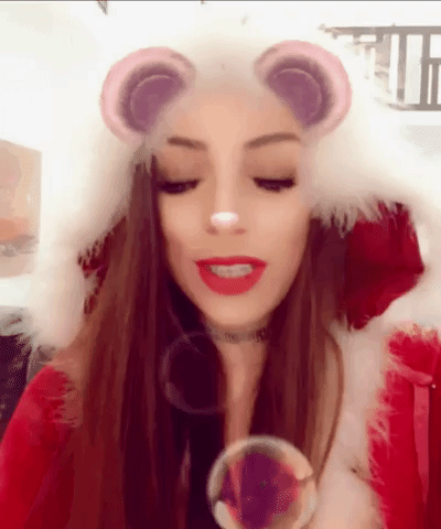 love you santa kiss GIF