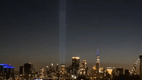 9/11 'Tribute in Light' Memorial Illuminates Manhattan Skyline