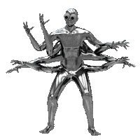 The Spider Animation Sticker by Michael Van Swearingen