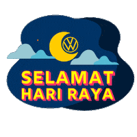 Eat Hari Raya Sticker by Volkswagen Malaysia