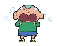 Shinchan anime japan crying cry Sticker