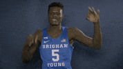 Byu Basketball Gocougs GIF by BYU Cougars