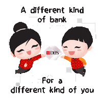 Dbscny Posbbank Sticker by DBS Bank Ltd