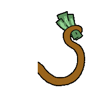 Cash Waving Sticker by Ponke