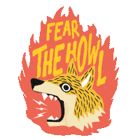 University Wolfpack Sticker by AUK