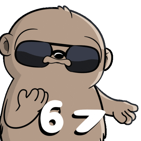 6 7 Fug Sticker by Fugz Official