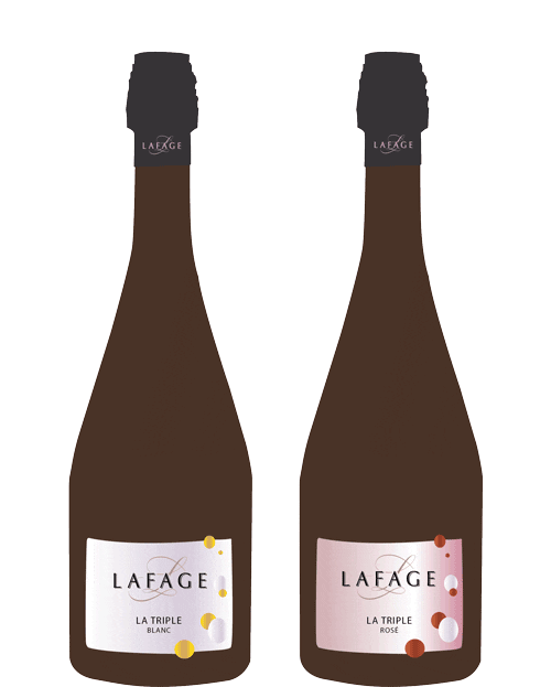 Domainelafage giphyupload wine rose triple Sticker